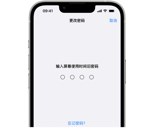 茌平iPhone屏幕维修分享iPhone屏幕使用时间密码忘记了怎么办 