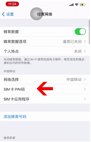 茌平苹果14维修网分享如何给iPhone14的SIM卡设置密码 