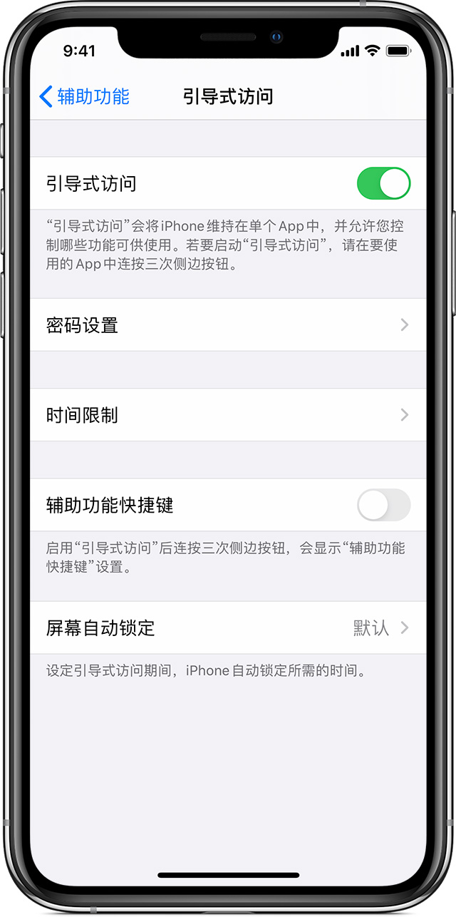 茌平苹果手机维修分享如何在 iPhone 上退出引导式访问 