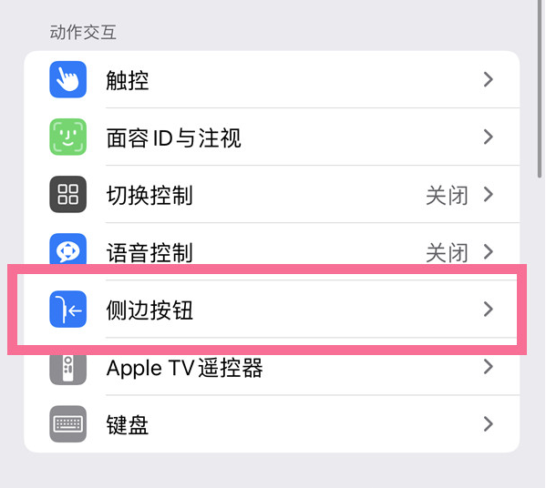 茌平苹果14维修店分享iPhone14 Plus侧键双击下载功能关闭方法 