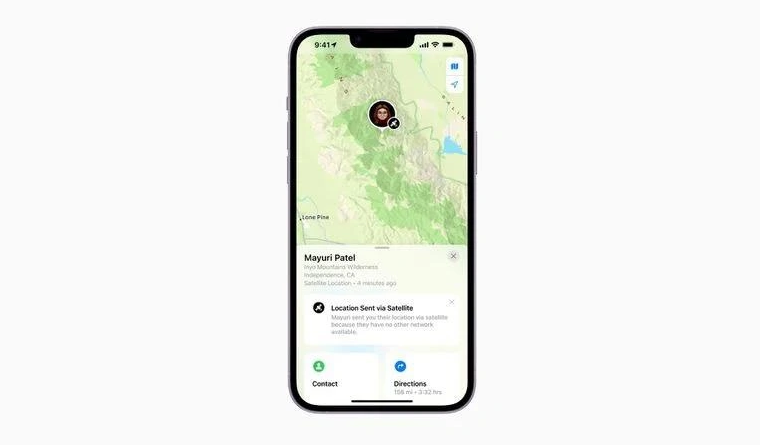 茌平苹果14维修分享iPhone14系列中 FindMy功能通过卫星分享位置方法教程 